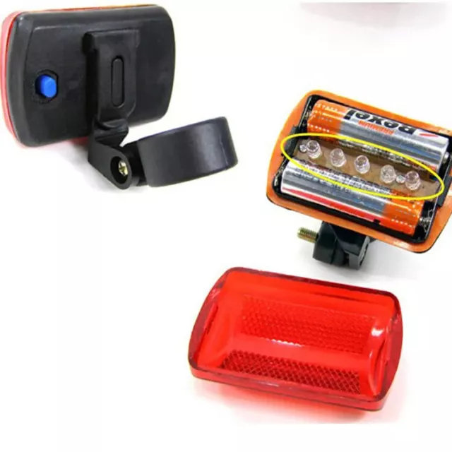 LED Bike Tail Light Rechargeable USB Bicycle Rear Cycling Warning Light 6 Modes