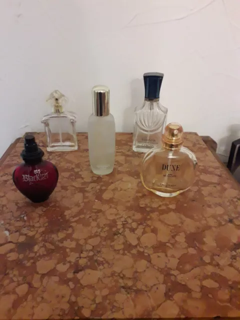 (Lot N°22) Joli Lot De Flacons De Parfum Vides Pour Collection