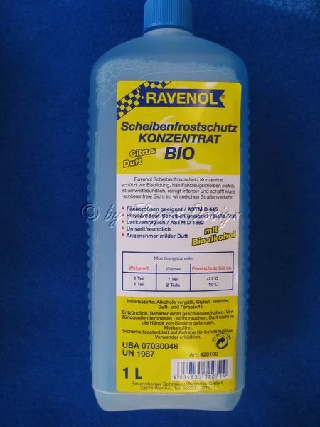 Scheibenfrostschutz Konzentrat BIO Citrus Duft 1 Liter