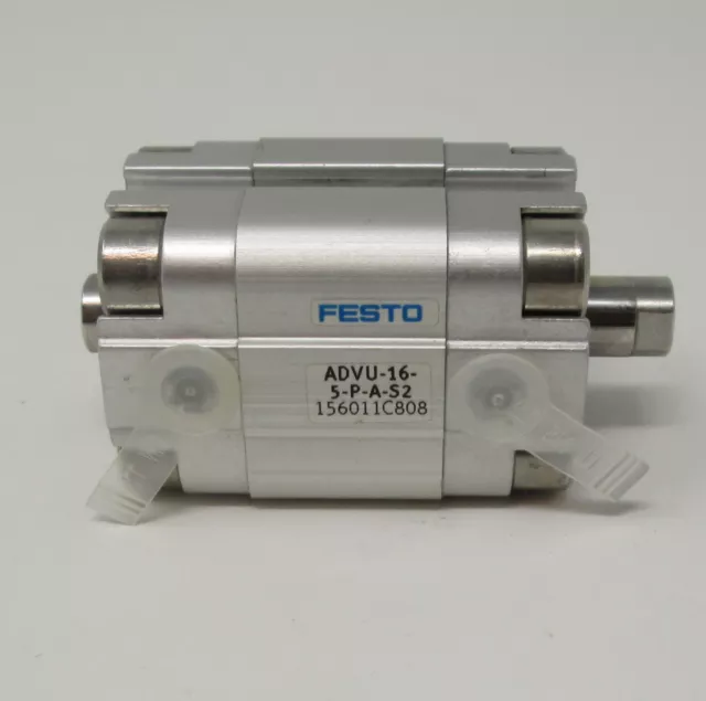 Festo Kompaktzylinder ADVU-16-5-P-A-S2 156011 Linear Pneumatik Zylinder neuw.