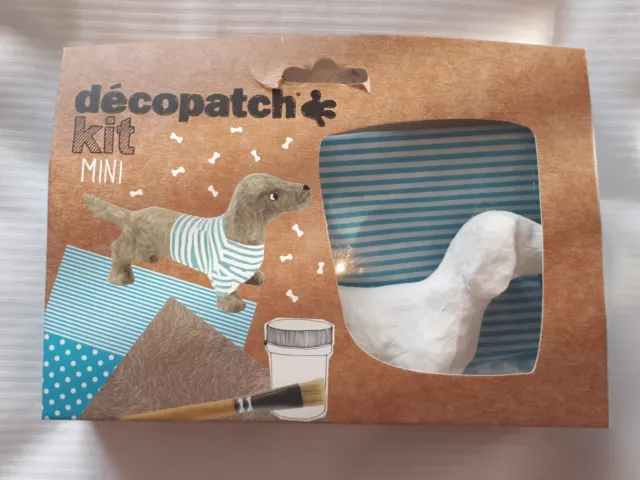 Decopatch Dachshund  Decoupage Crafting Kit NEW