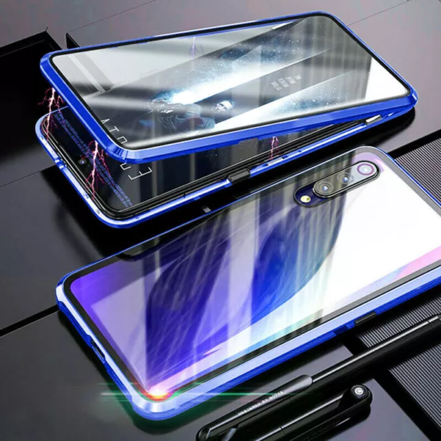 360° Full Magnetisch Glas Handy Hülle Für Samsung Galaxy S23 Ultra S22 Plus S21 2