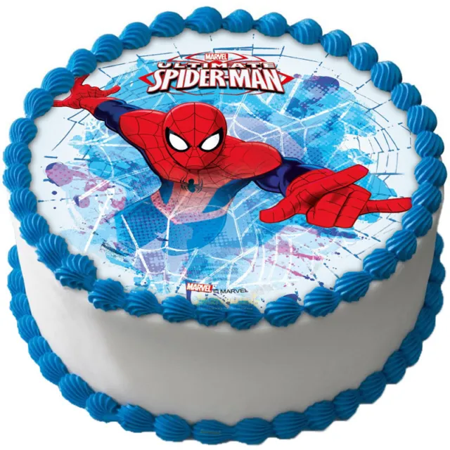 Essbar Tortendeko Marvel Spiderman Tortenaufleger NEU Geburtstag Party Deko dvd