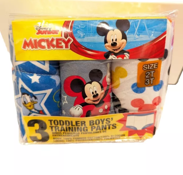 Mickey Mouse Toddler Boys' 3 Pack Underwear Size 2T/3T NEW