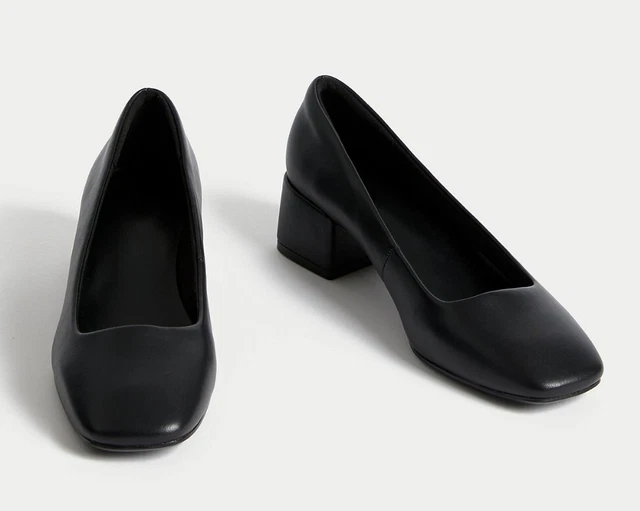 Scarpe White Mountain Donna – Mocassino Con Tacco A Blocco Freehold, Nero, Taglia 38.5 EU, Slip On, Dettaglio Bit