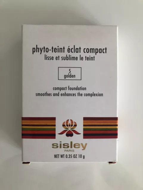 NEU UNBENUTZT “ Sisley Phyto Teint eclat Compact”  Farbe Nr.5 golden in OVP