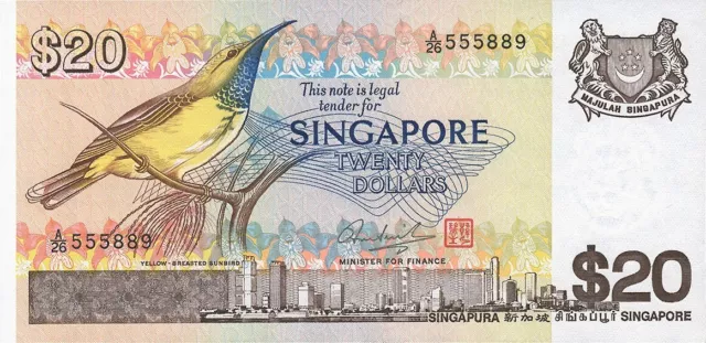 Singapur / Singapore P.12 20 Dollars (1979)  (1) UNC