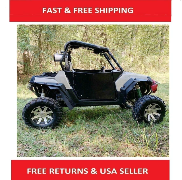 Pair Of Doors LH RH W/Mounting Fit 08-14 Polaris RZR RZR S XP 900 800 12-21 570