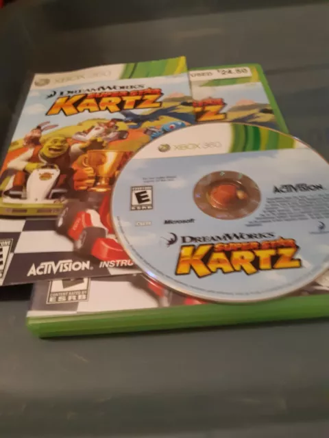 Dreamworks Super Star Kartz cib XBox 360 Microsoft Rare Racing Game Very Good