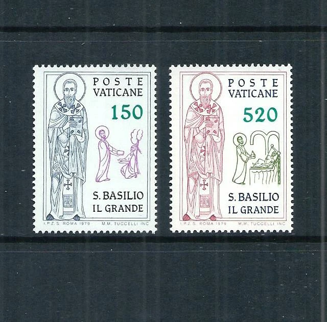VATICAN _ 1979 'ST. BASILIO' SET of 2 _ MNH ____(821)