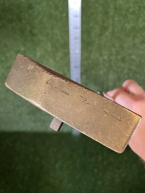 Putter Vintage Old Masters RF2 – Laiton, Acier, 34 Pouces – Main Droite – USA