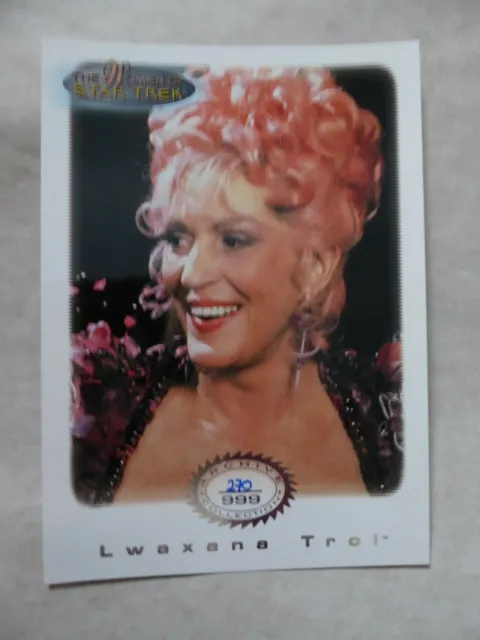 Star Trek Women In Motion: AC11" Lwaxana Troi "Archive Collection Oversized Card