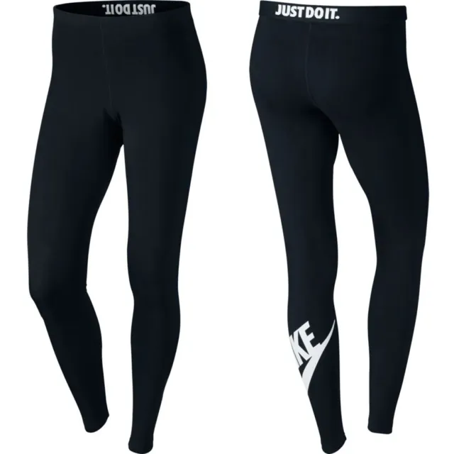 Nike Damen Leg-A-See Logo Leggings schwarz [806927-010 806927-092]