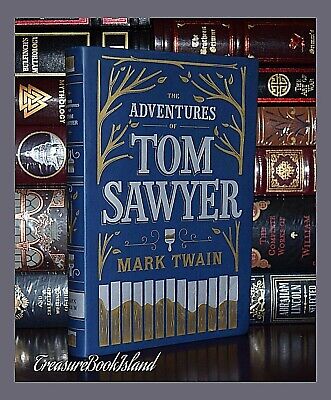Adventures of Tom Sawyer by Mark Twain New Leather Bound Collectible Edition