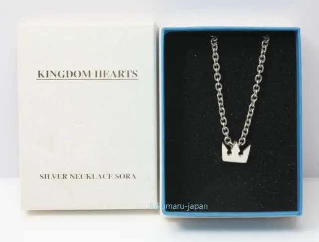 Disney Kingdom Hearts Sora crown motif Silver Necklace Square Enix