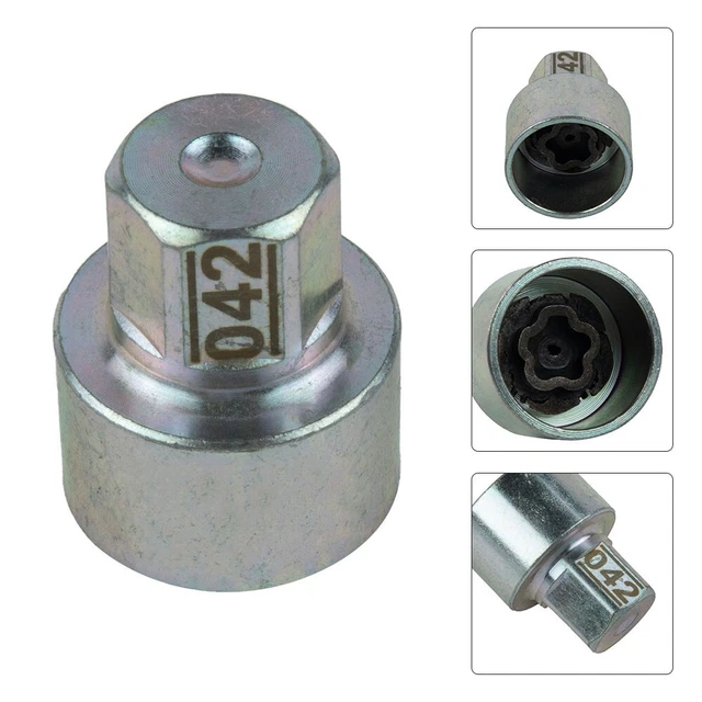 Tool For Anti-Theft Durable Key Socket Lug Nut Bolt Removal Wheel Lock #42