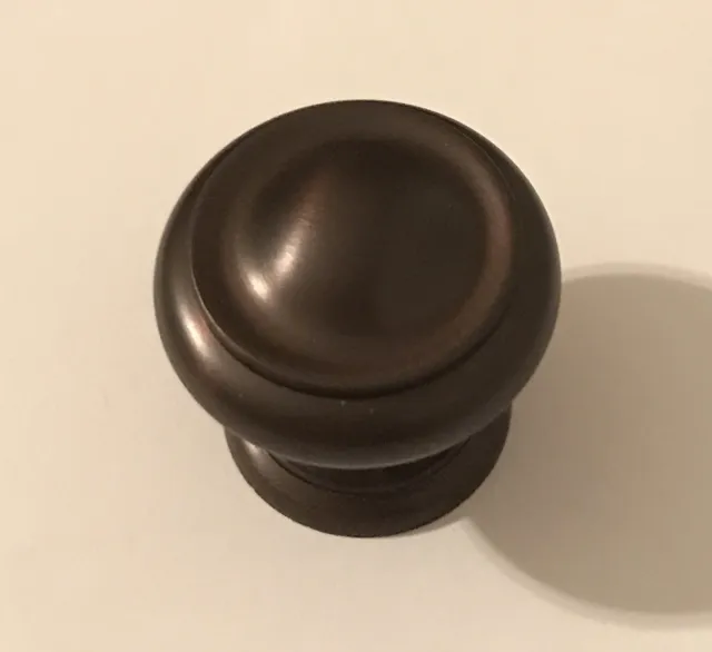Oil Rubbed Bronze Round Cabinet Knob - Lot of 24