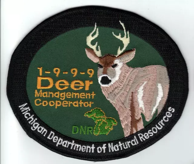 1999 MICHIGAN DNR Successful Deer Hunter Patch BearTurkeyElkMoose
