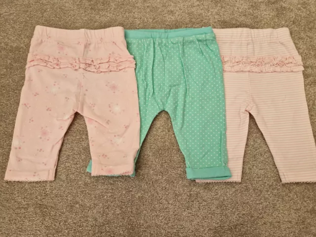 Baby Girls Spring Summer Leggings Bundle 0-3 Months 🌸 EXCELLENT CONDITION🌸