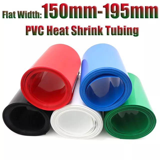 PVC Heat Shrink Tubing Flat Width 150mm-195mm Heatshrink Wrap RC Battery Pack