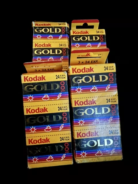 kodak Gold 100 35mm film 24 Exposures *expired*