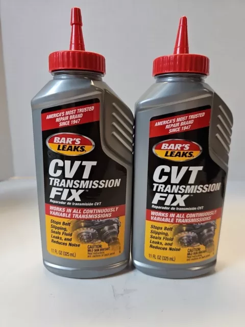 2 Pack Bar's Leaks CVT Transmission Fix Additive, 11 oz