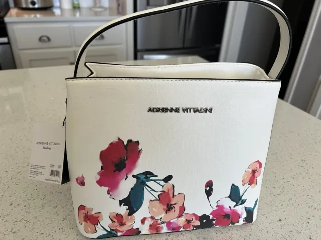Adrienne Vittadini Water Color Floral Collection Crossbody, New w/ Tags.