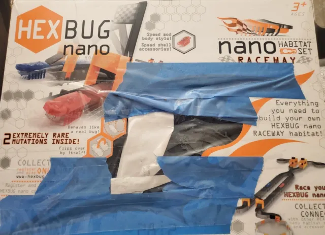 Hex Bug Nano RACEWAY HABITAT SET Micro Robotic Creatures. Missing 1 bug