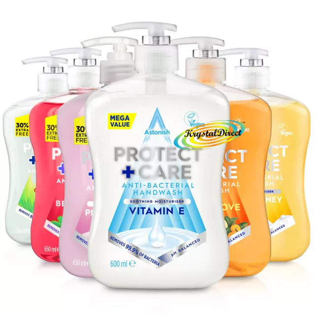 Jabón líquido vegano Astonish Protect & Care lavado a mano 650 ml