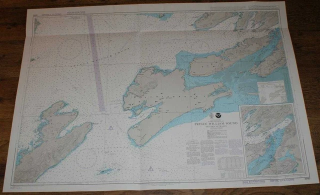 Nautical Chart No. 4980 United States, Alaska - S Coast, Prince William Sound