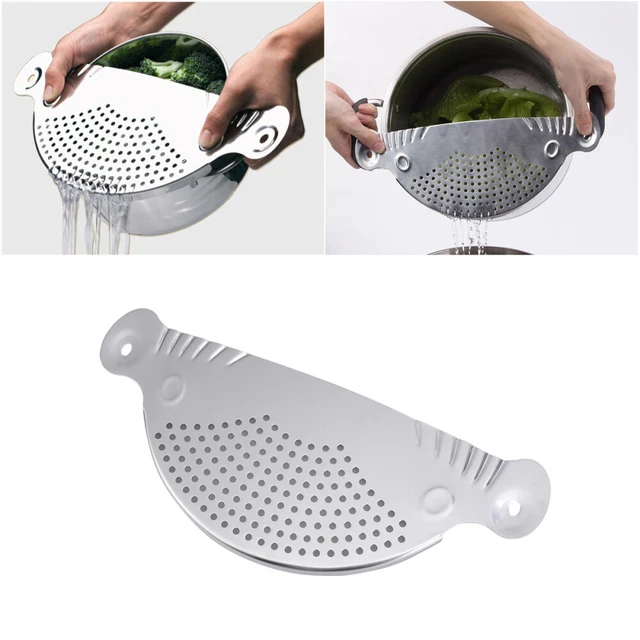 1 PC STRAINER Pasta Spaghetti Draining Tool Pan Drainer for Kitchen £9.83 PicClick UK