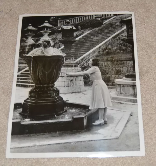 Original Japanese Tourist Photo Japan From San Francisco Examiner Vintage