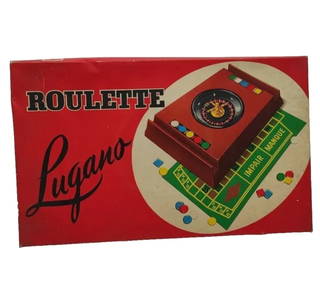 altes Roulette Spiel Lugano 1970er Jahre - vollständig
