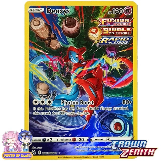 Deoxys GG12/GG70 - Crown Zenith - Pokemon TCG Cards