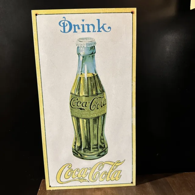 Nostalgic Coca-Cola Tin Sign, US Made (Brand New)