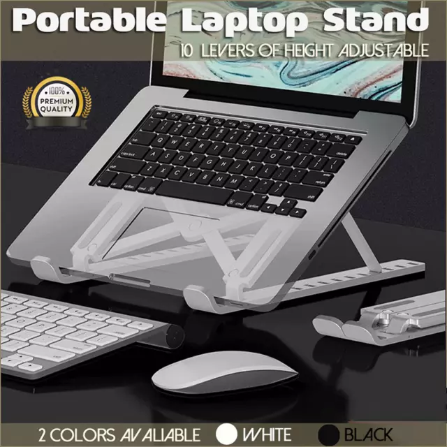 Laptop Stand Notebook Foldable Adjustable Table Portable Lazy Computer Desk AU