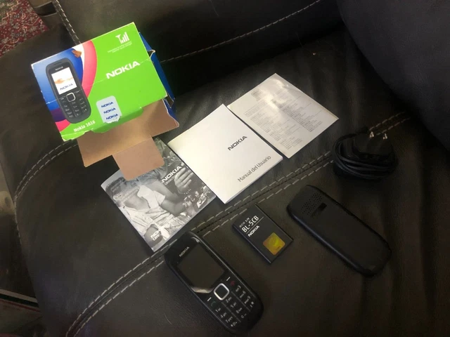 Nokia 1616 - Black w/Box Manuals & Charger - For Parts Not Working w/free ship