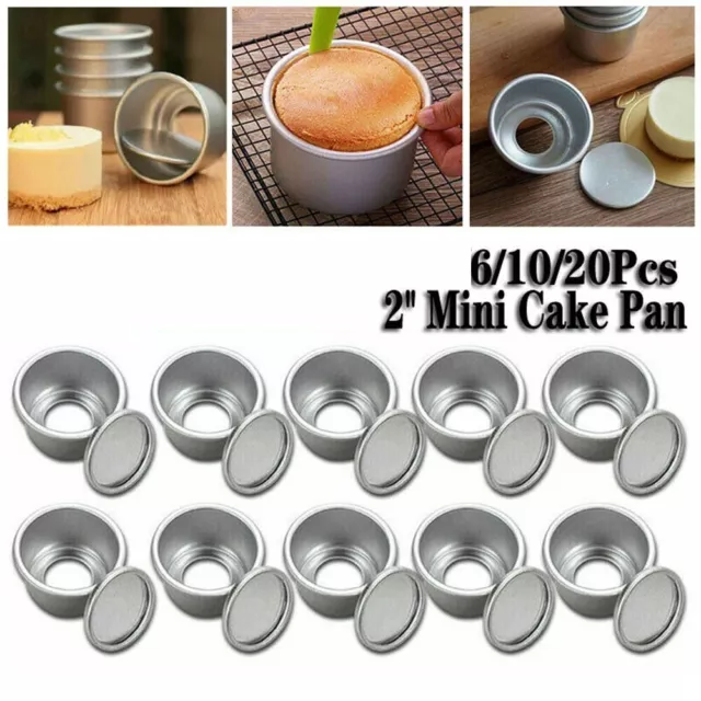 Expand Your Baking Repertoire with this 2'' Mini Cake Pan Removable Bottom