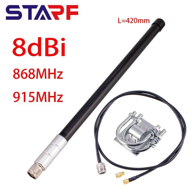 Antenna 42cm 868MHz Fibra Fisso Montaggio a Parete for 8dBi 915MHz for Elio