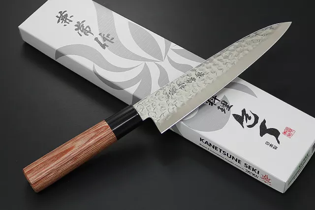 SEKI KANETSUNE Hammered Forged Premium Japanese Gyuto Chef Knife AU Stock