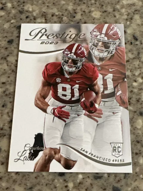 Cameron Latu 2023 Prestige #317 RC-San Francisco 49ers/Alabama Crimson Tid