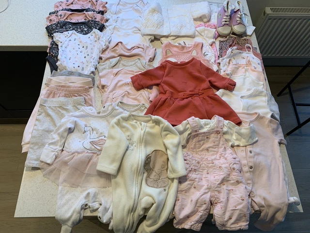 baby girl clothes 0-3 months bundle