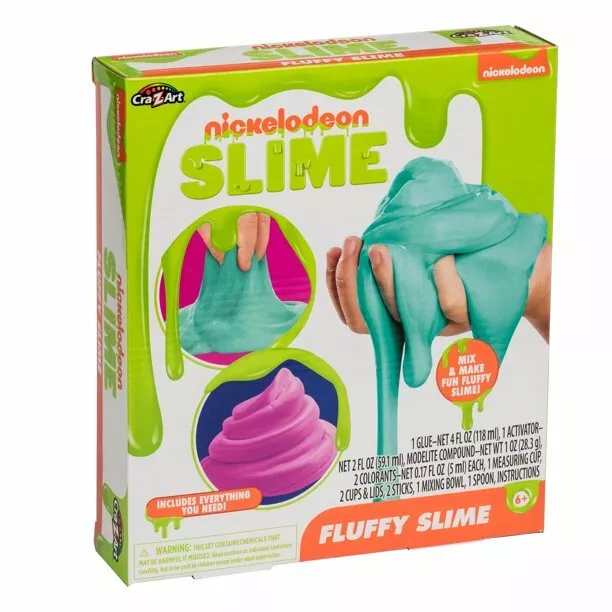 Cra-Z-Art Nickelodeon Tie-Dye Premade Slime. 14 Colors of Slime! 4 Add-ins!
