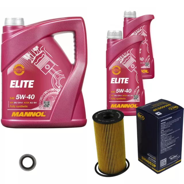 SCT Germany Ölfilter 7 L MANNOL Elite 5W-40 für Renault Opel Trafic II Kasten