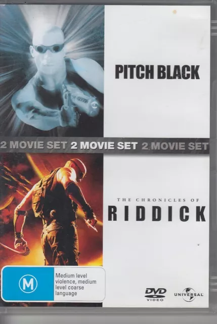 Pitch Black & The Chronicles of Riddick DVD Region 4 Vin Diesel