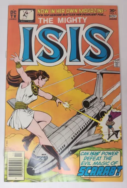 MIGHTY ISIS # 1 DC COMICS November 1976 NEWSSTAND VARIANT TV COMIC vs SCARAB