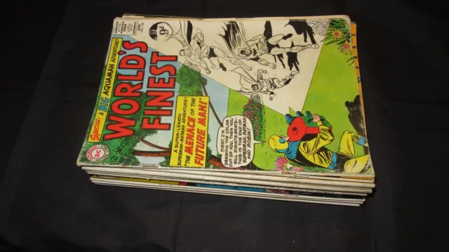 Lot Of 23 Vintage Worlds Finest Comics  Dc 1961-73