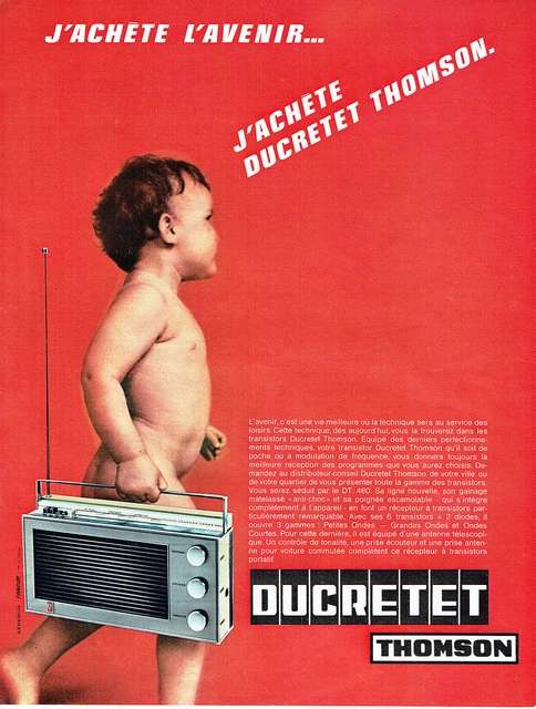 Publicité Advertising 088  1966   Ducretet Thomson   transistor
