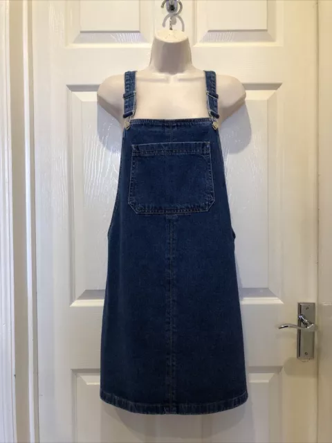Topshop denim sales pinafore dress