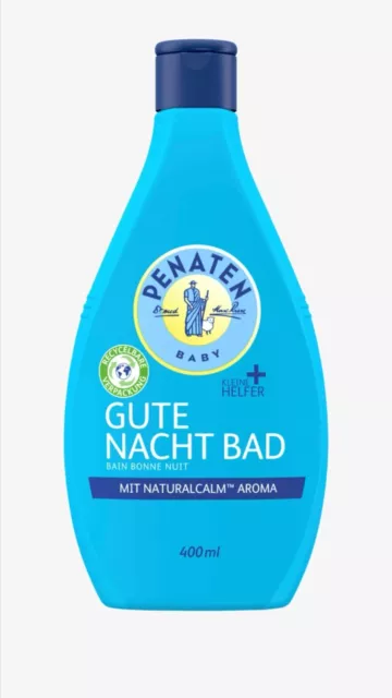 Penaten Baby Badezusatz Gute Nacht Bad, Kleine Helfer  2x400 ml, 2 Stück